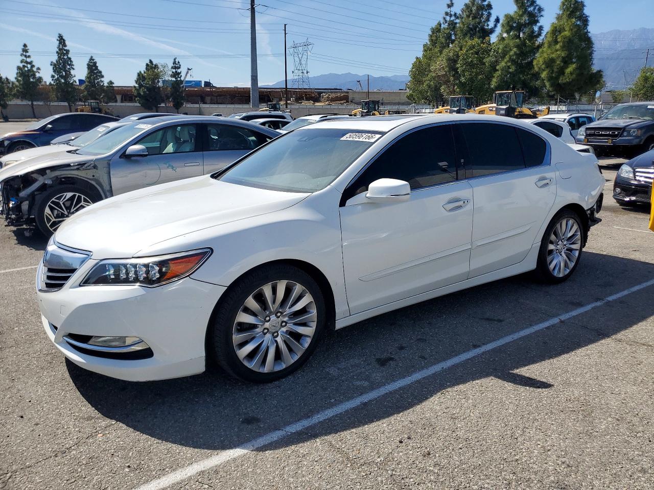 2014 Acura RLX Technology, VIN JH4KC1F54EC007384 — Rear end