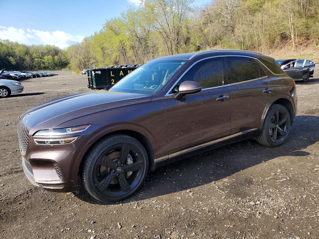 2023 Genesis GV70 2.5T, VIN KMUMADTB2PU135001 — Front end