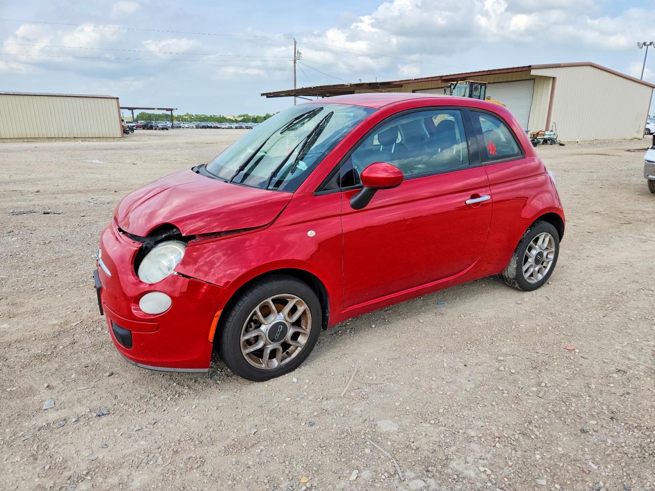 2014 FIAT 500 Pop, VIN 3C3CFFAR3ET205452 — Front end