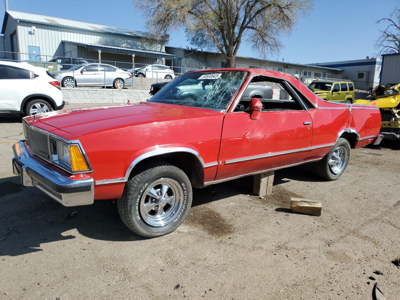 1980 Chevrolet El Camino, VIN 1W80JAR406857 — Rollover