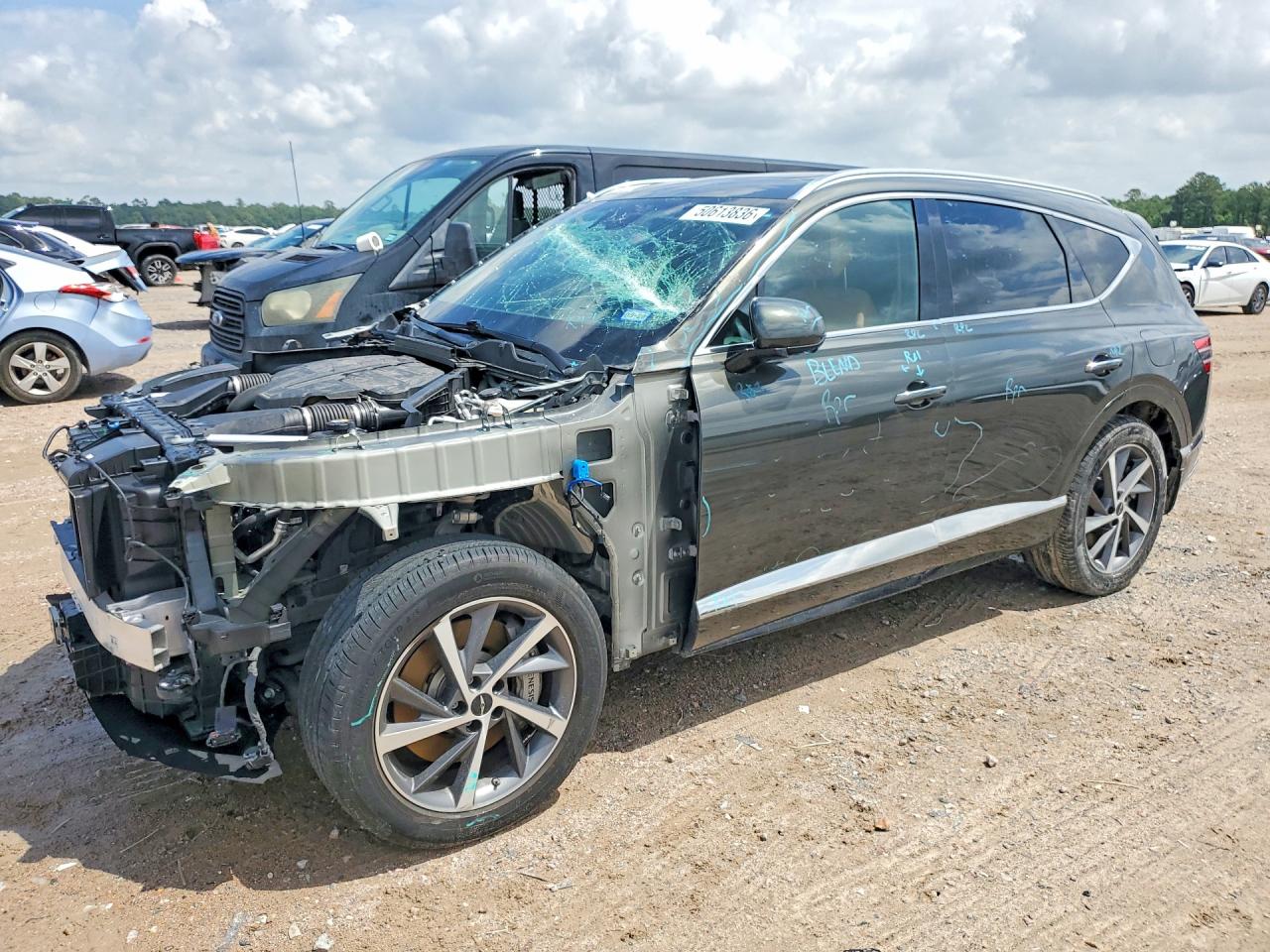 2025 Genesis GV80 Advanced, VIN KMUHDESC1SU221336 — Front end
