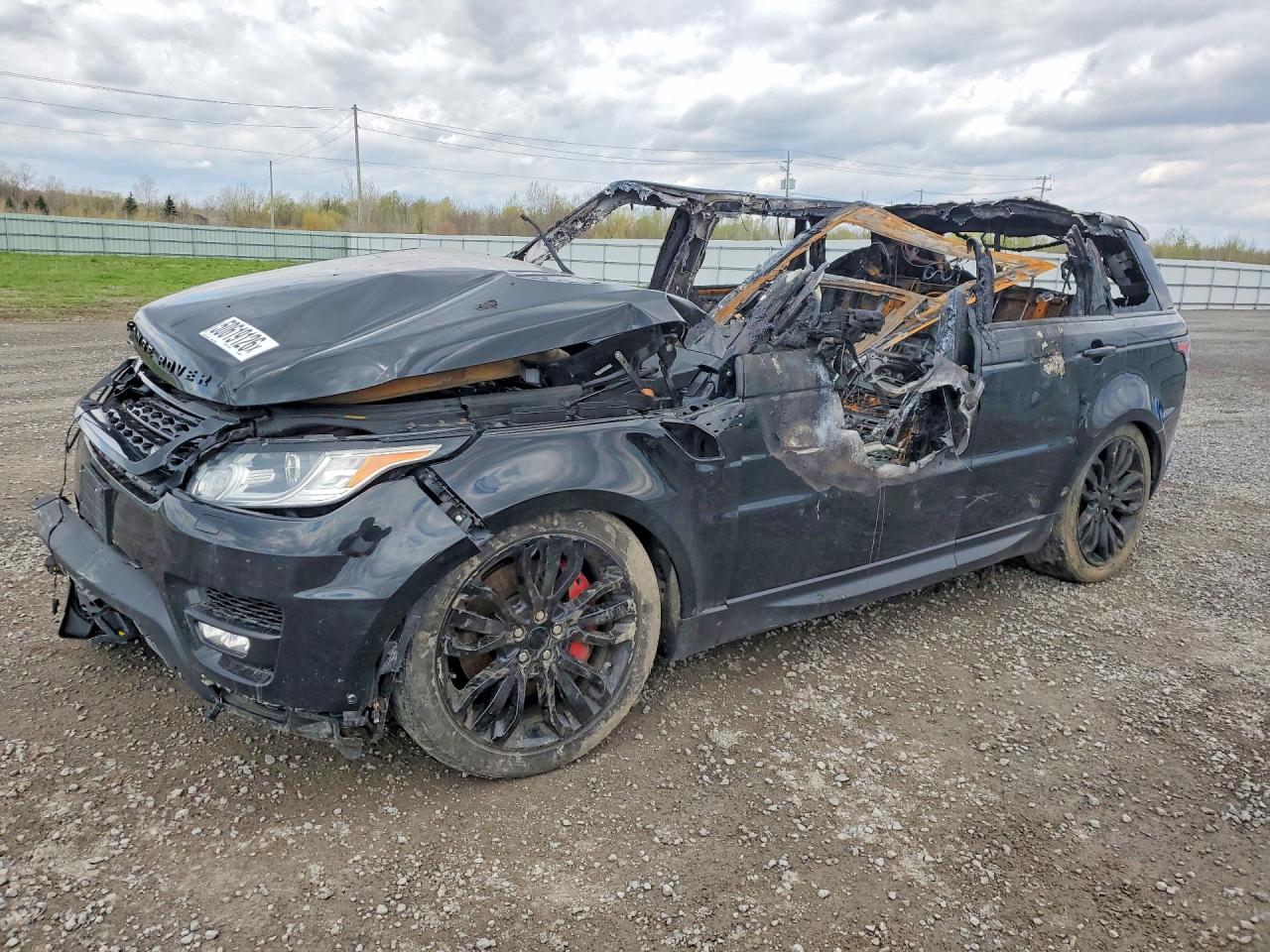2014 Land Rover Range Rover Sport Supercharged, VIN SALWR2TF7EA360680 — Burn