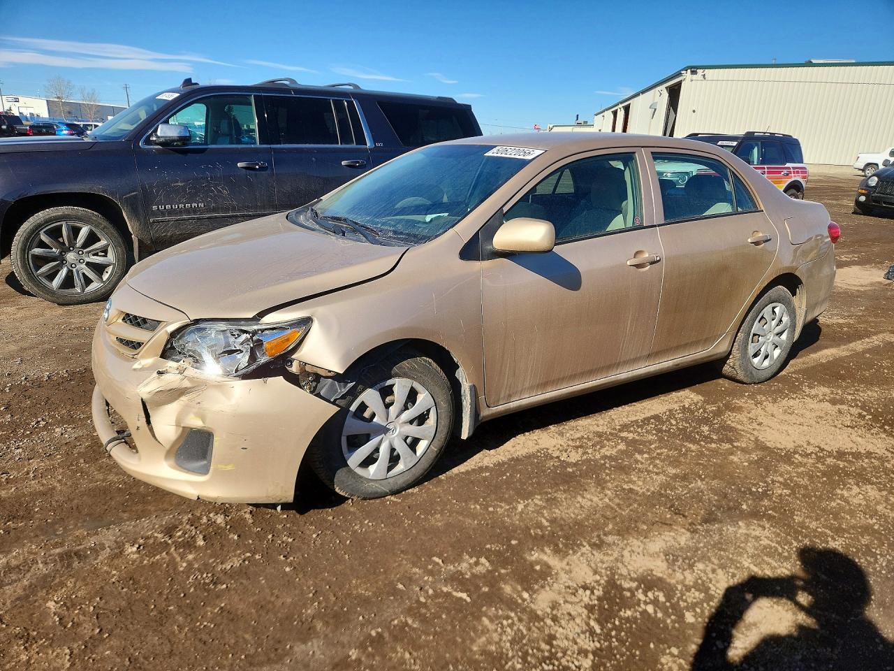 2011 Toyota Corolla LE, VIN 2T1BU4EE9BC740521 — Front end