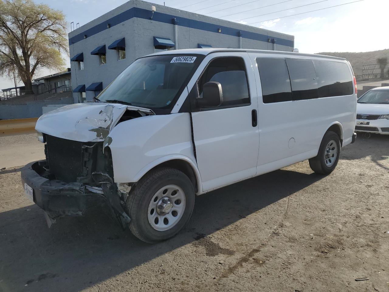 2012 Chevrolet Express G1500, VIN 1GCSGAF46C1120484 — Front end