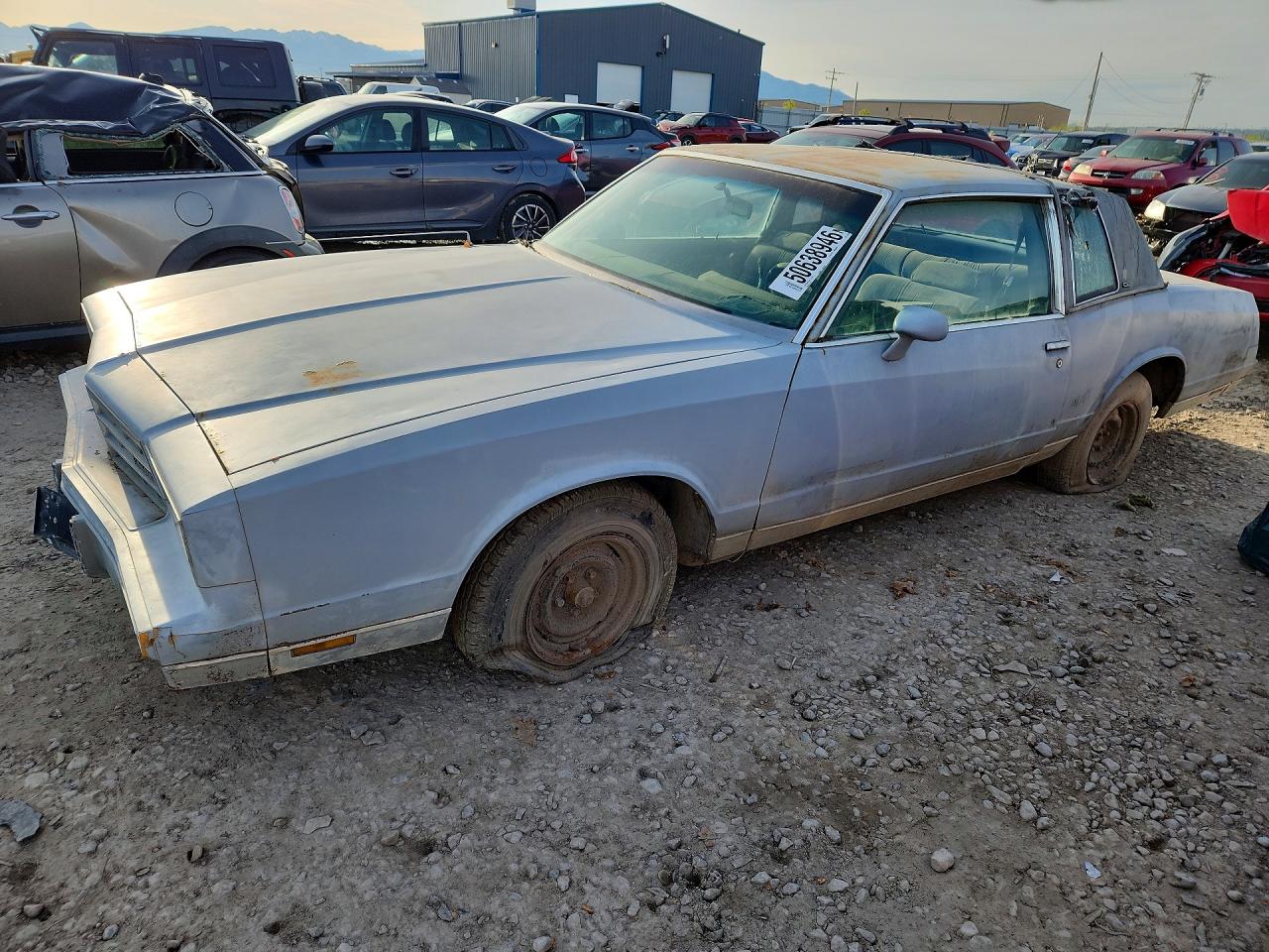 1984 Chevrolet Monte Carlo, VIN 1G1AZ37H5ER106155 — Front end