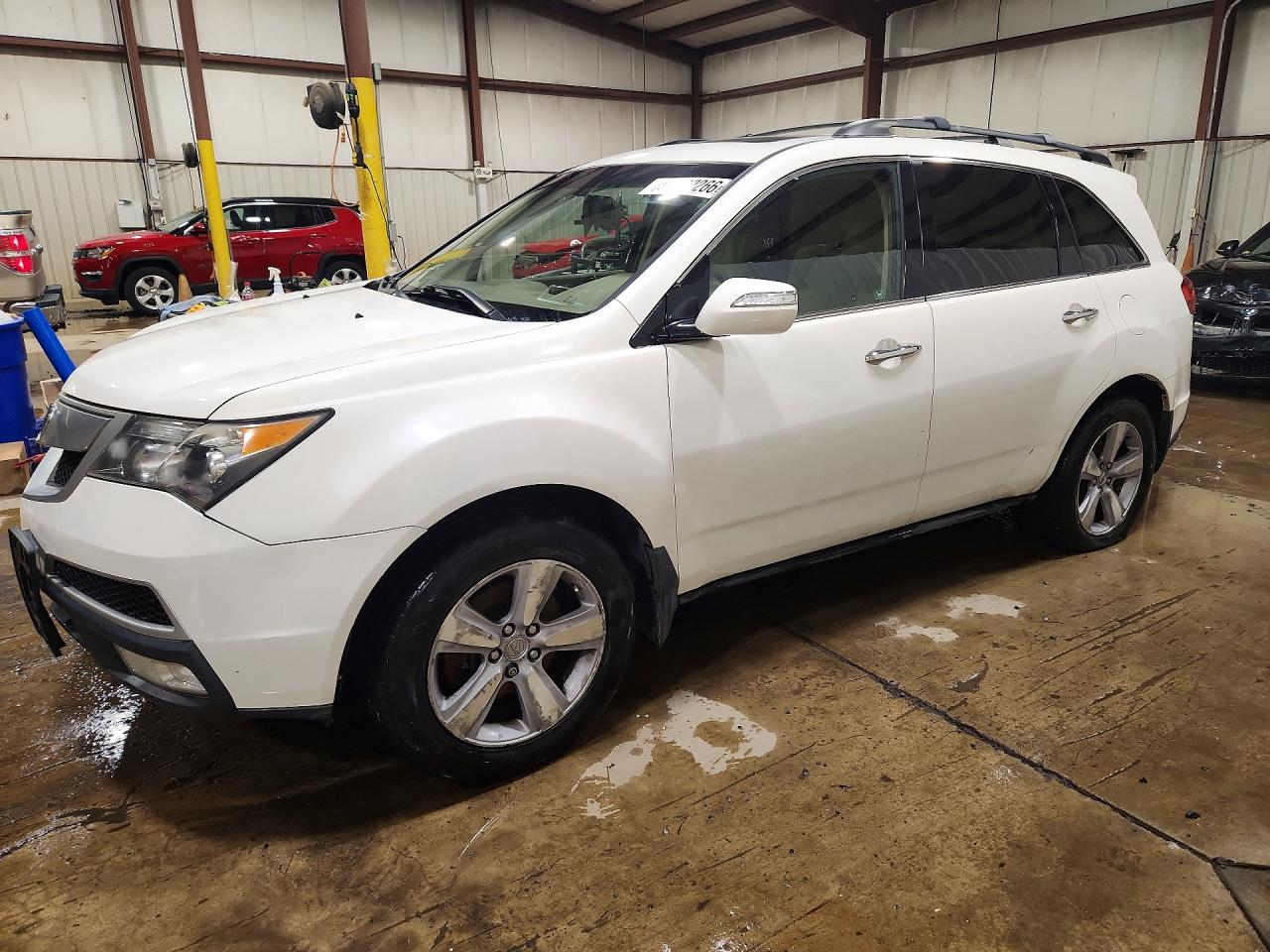 2012 Acura MDX, VIN 2HNYD2H28CH543101 — Undercarriage