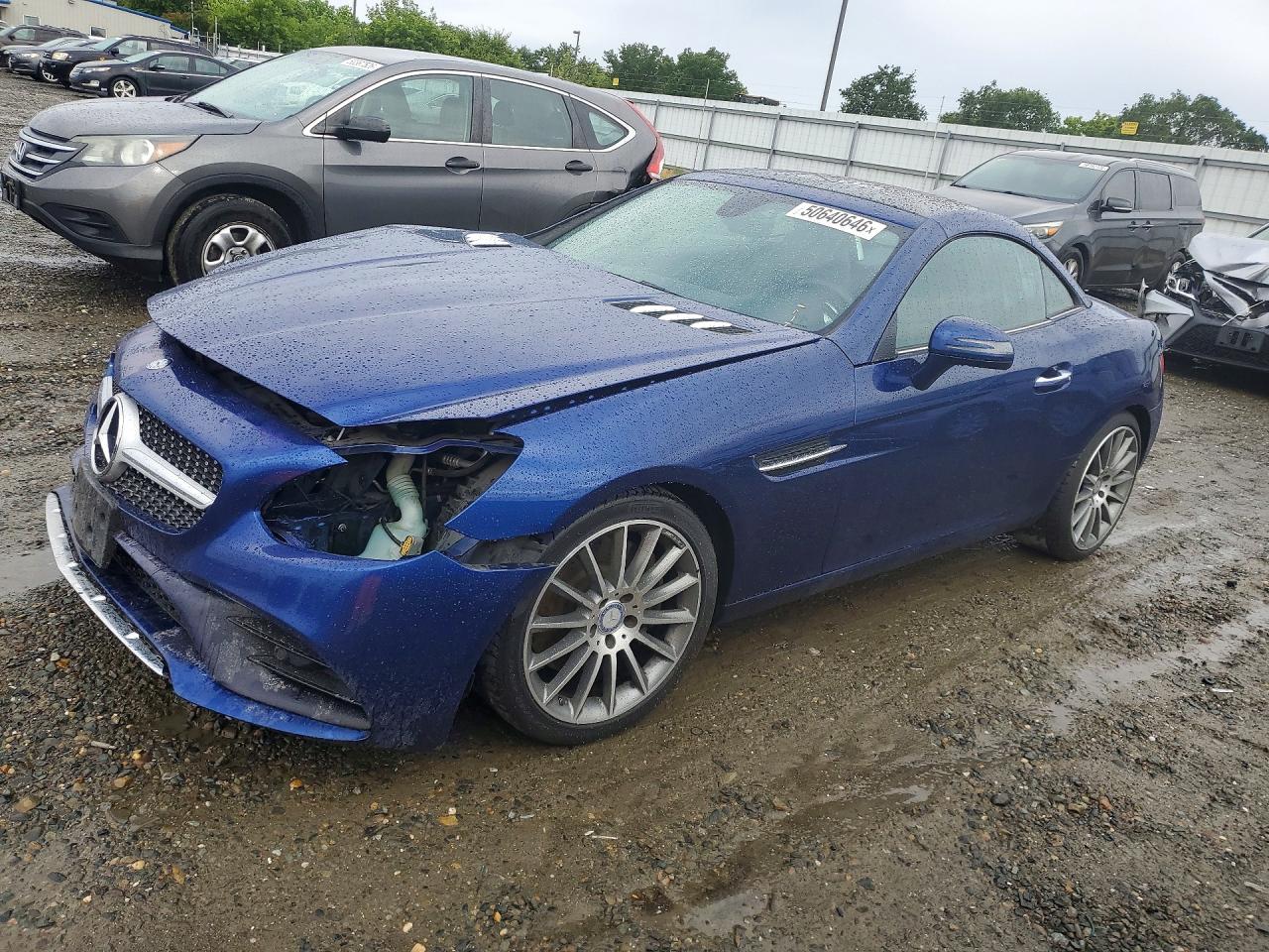2017 Mercedes-Benz SLC 300, VIN WDDPK3JA9HF138698 — Front end