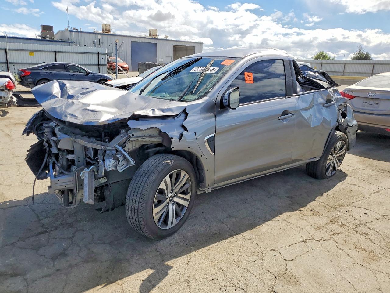 2021 Mitsubishi Outlander ES, VIN JA4ARUAU3MU023381 — Rollover