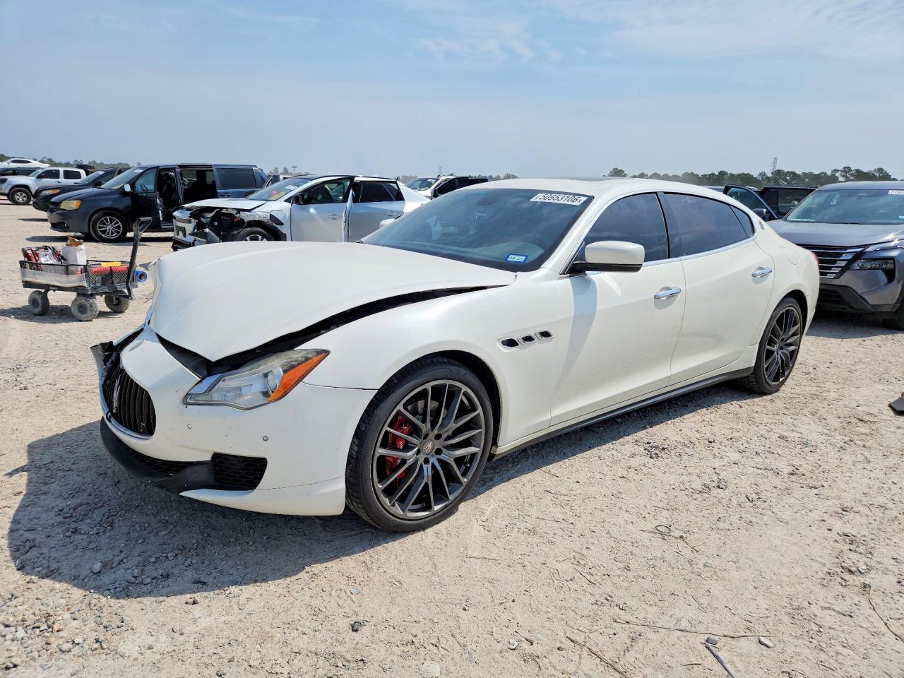 2016 Maserati Quattroporte S, VIN ZAM56RPA1G1169998 — Front end