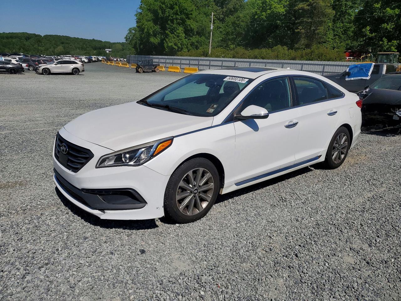 2017 Hyundai Sonata Sport, VIN 5NPE34AF4HH523155 — Prior damage history