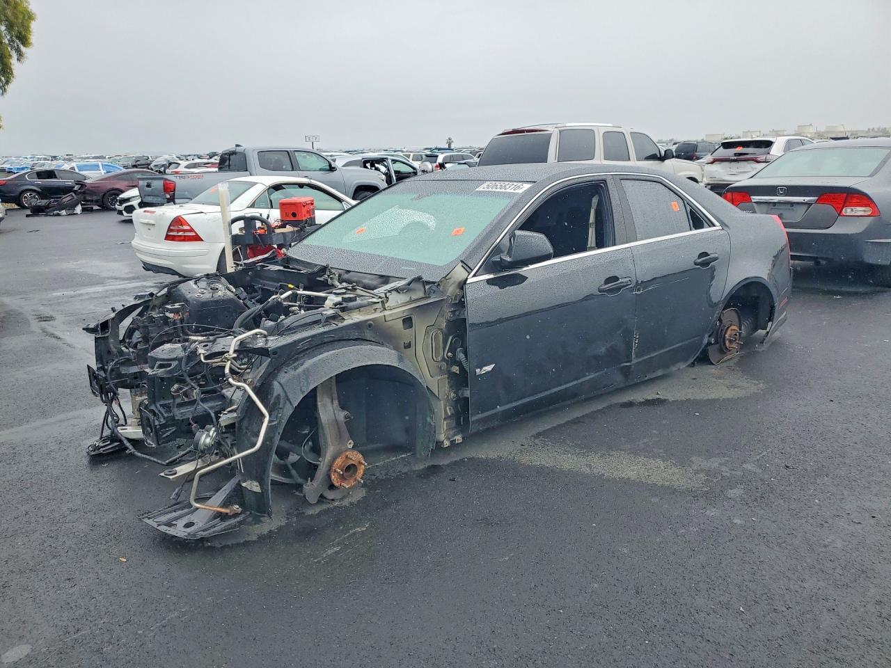 2013 Cadillac CTS-V, VIN 1G6DV5EP2D0162114 — Vandalism