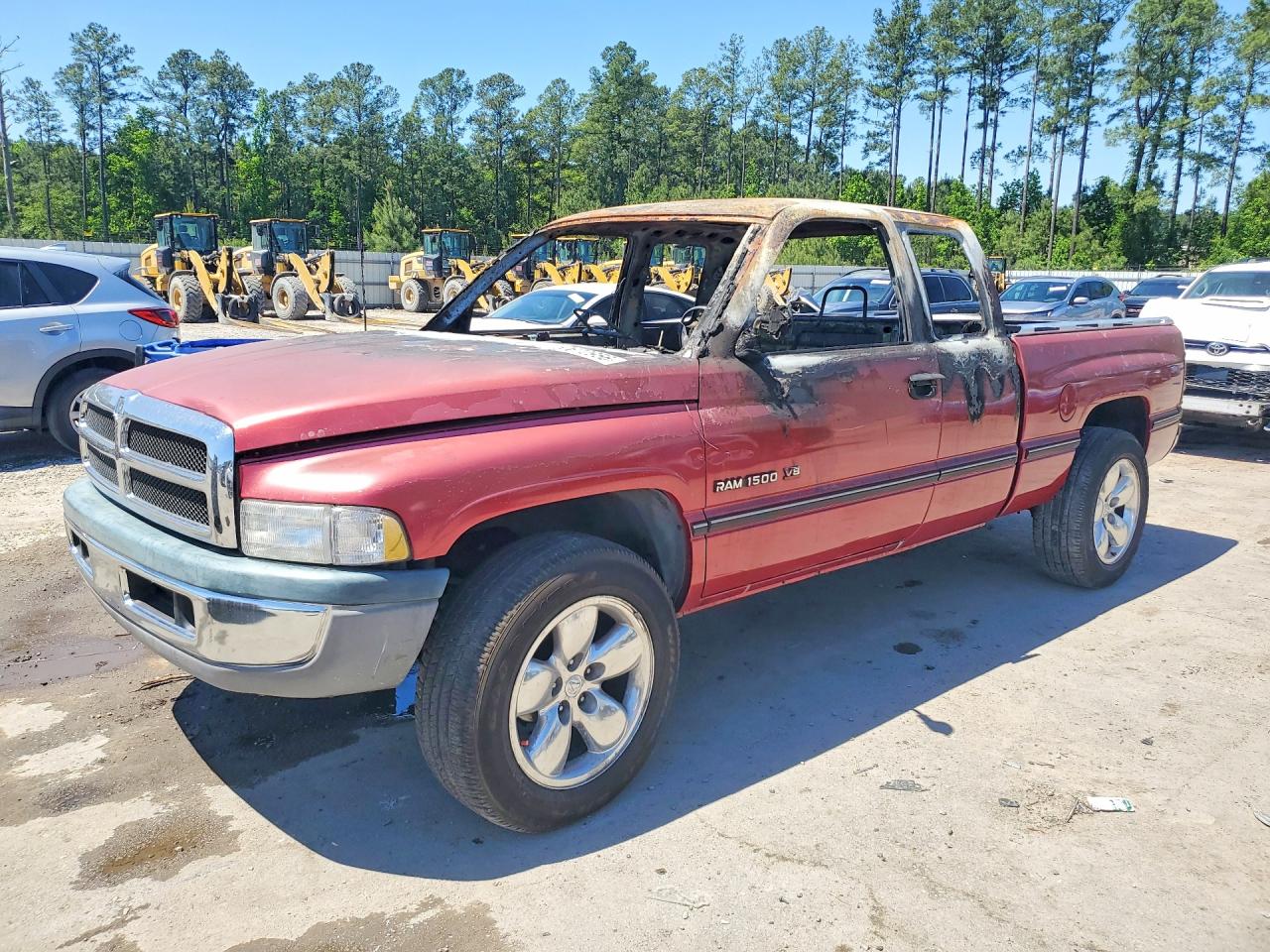 1997 Dodge 1500, VIN 3B7HC13Y7VG819799 — Burn