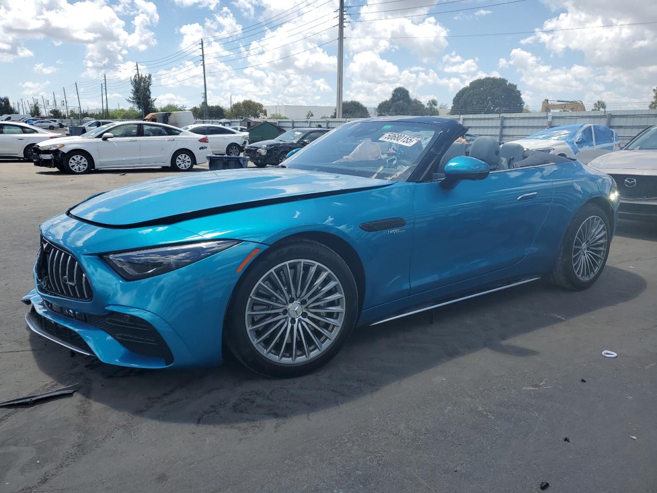 2023 Mercedes-Benz SL 43 AMG, VIN W1KVK5AB7PF017467 — Front end