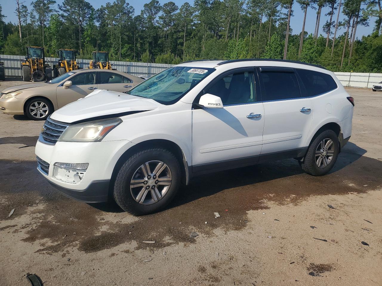 2017 Chevrolet Traverse LT, VIN 1GNKRHKD6HJ164105 — Side