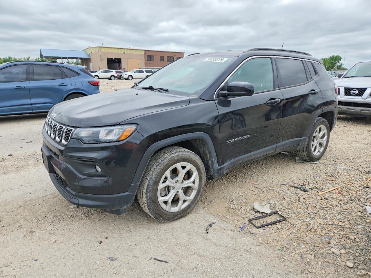 2024 Jeep Compass Latitude, VIN 3C4NJDBN6RT100459 — Hail
