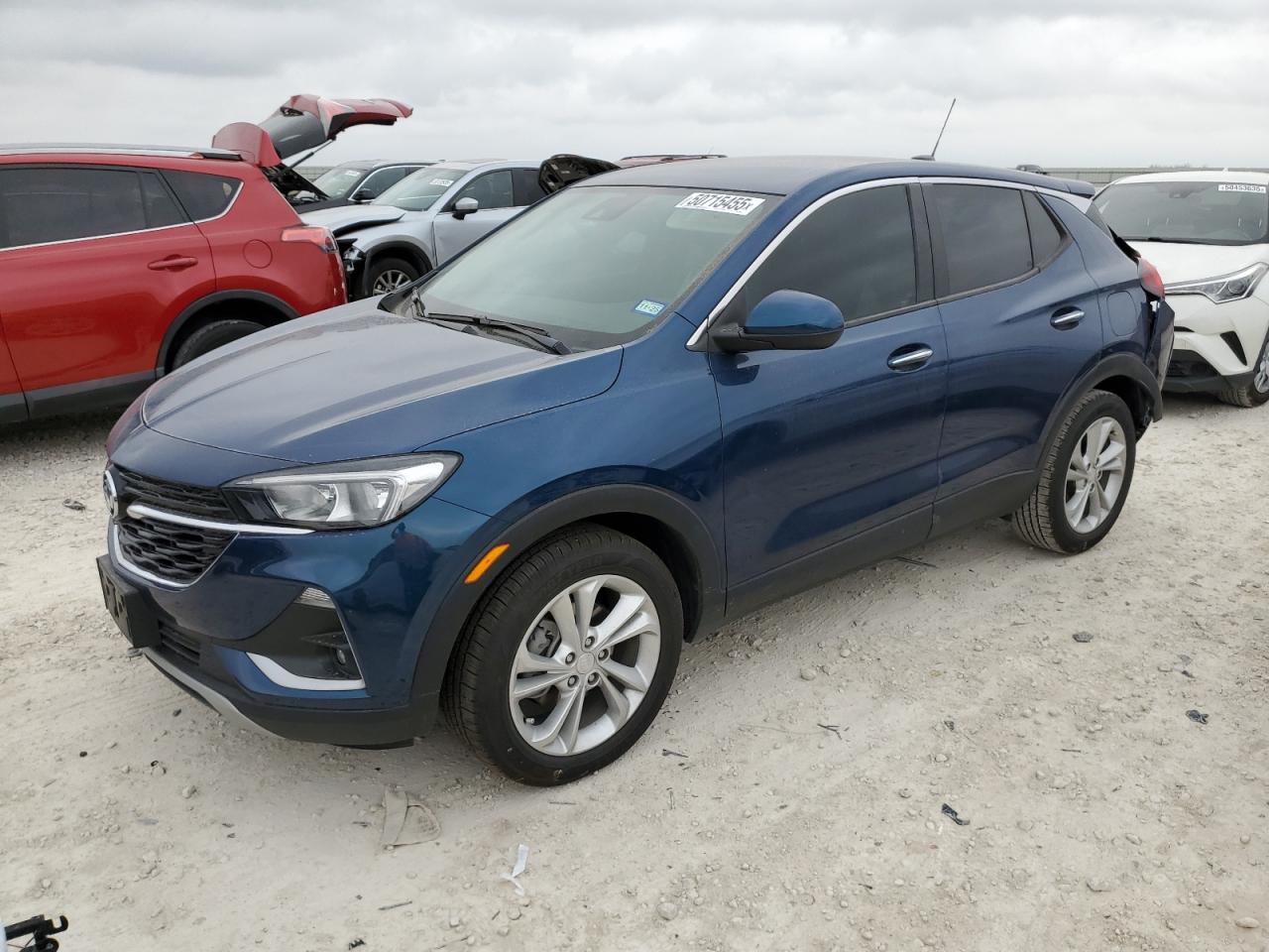 2021 Buick Encore GX Preferred, VIN KL4MMBS21MB038308 — Rear end