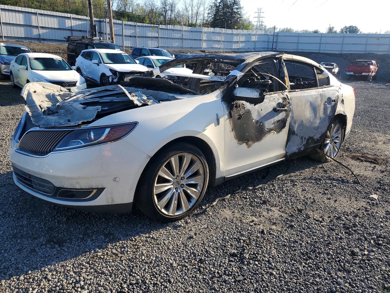 2013 Lincoln MKS EcoBoost, VIN 1LNHL9FT8DG612097 — Burn