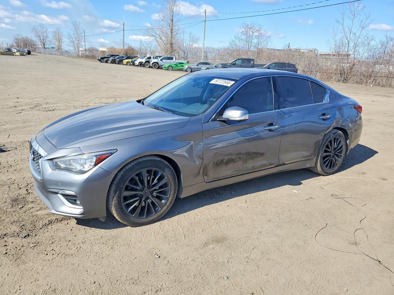 2022 Infiniti Q50 Luxe, VIN JN1EV7BR7NM341345 — Side