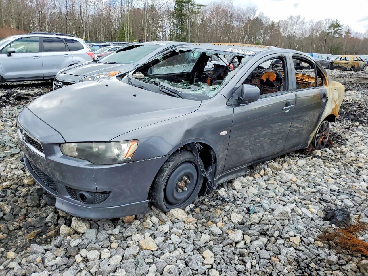 2010 Mitsubishi Lancer ES, VIN JA32U2FU4AU003253 — Burn