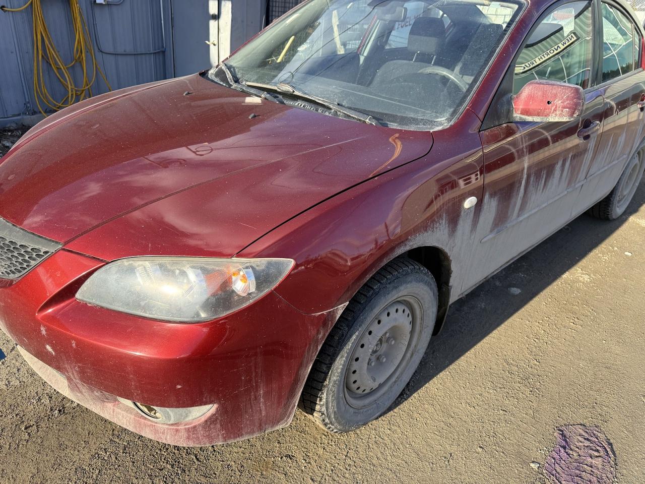 2006 Mazda 3 i Touring, VIN JM1BK12F361504653 — Зад