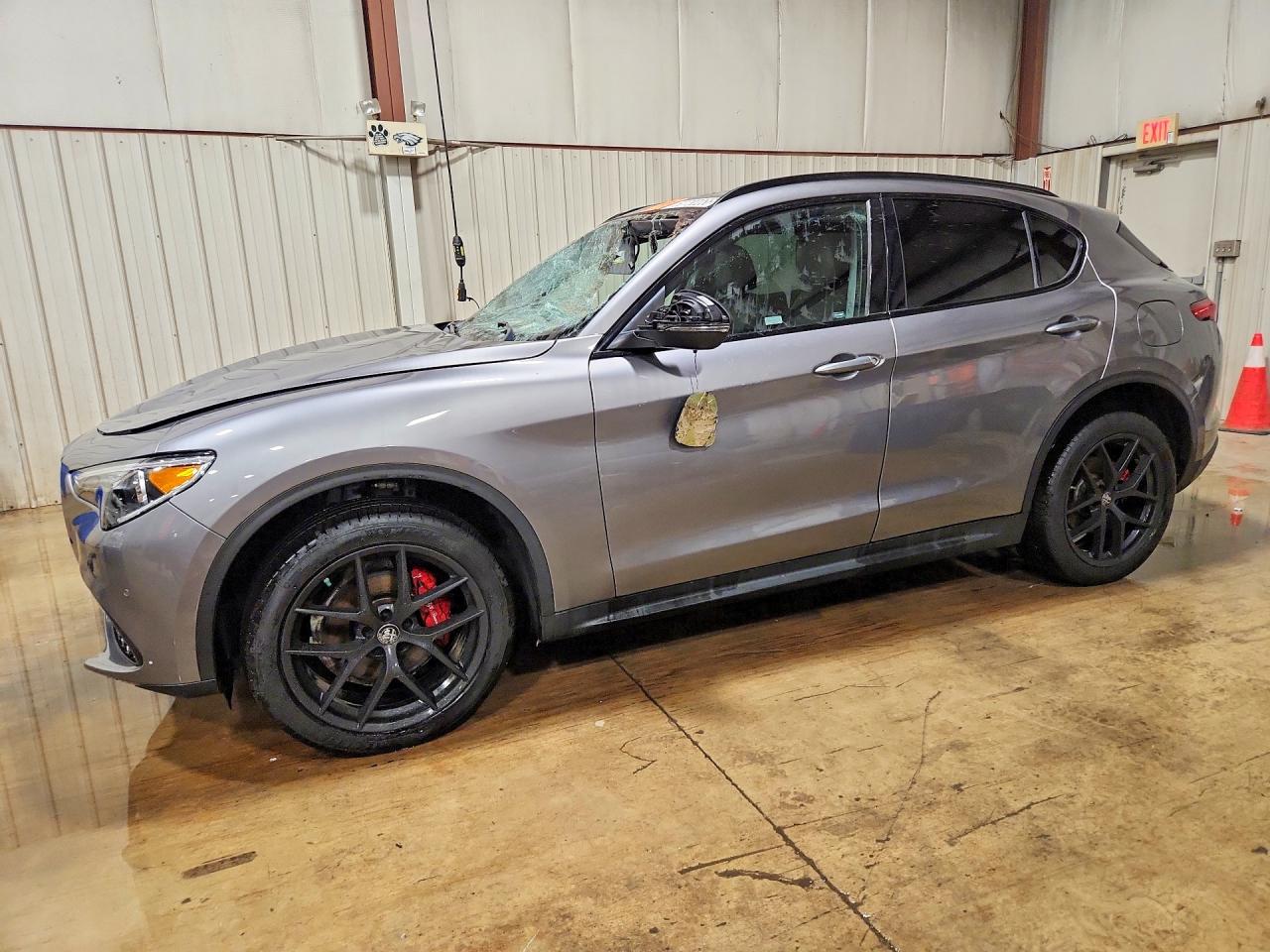 2019 Alfa Romeo Stelvio Ti Sport, VIN ZASPAKBN0K7C43356 — Крыша