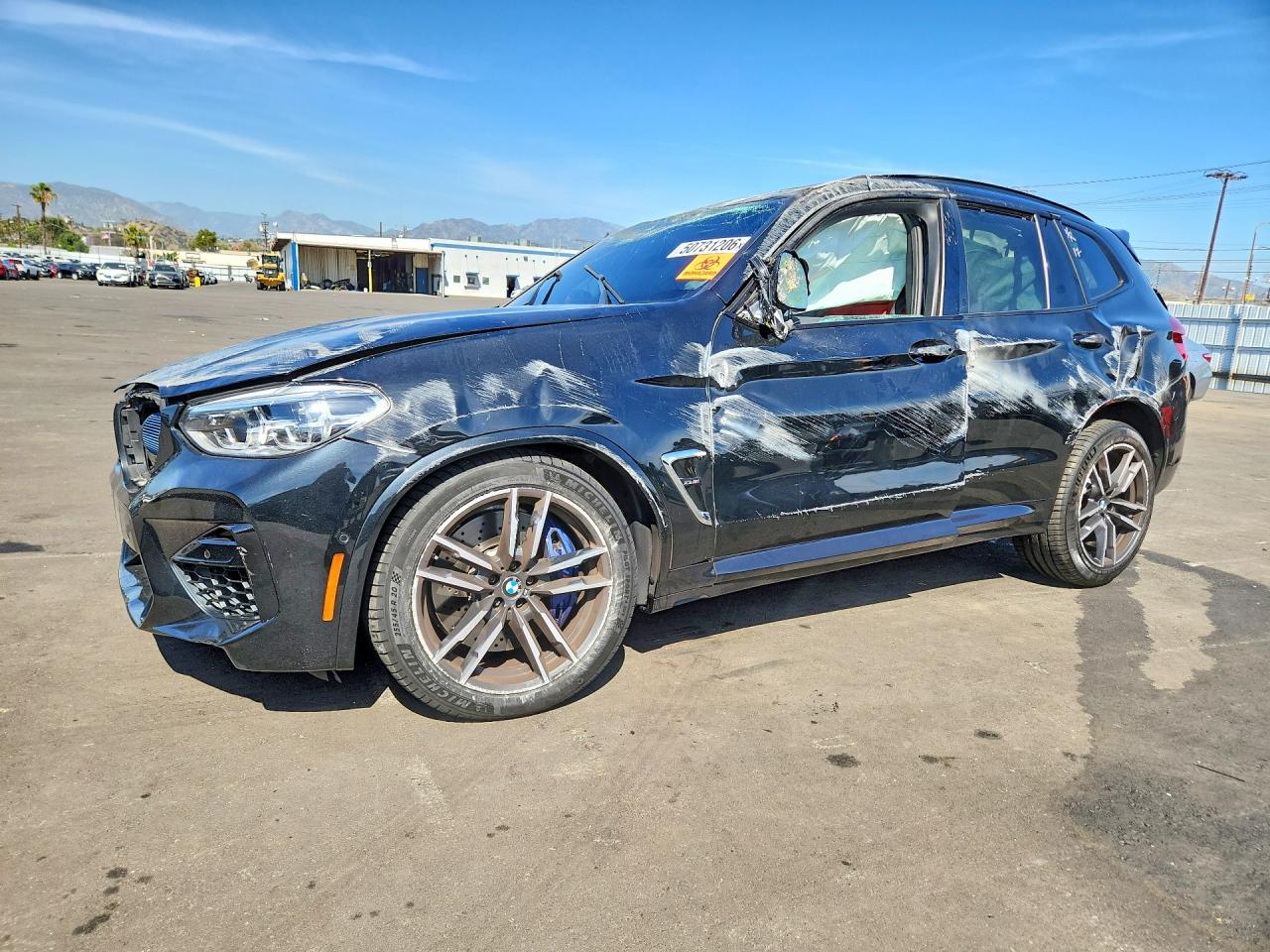 2020 BMW X3 M, VIN 5YMTS0C06L9B53186 — Rollover