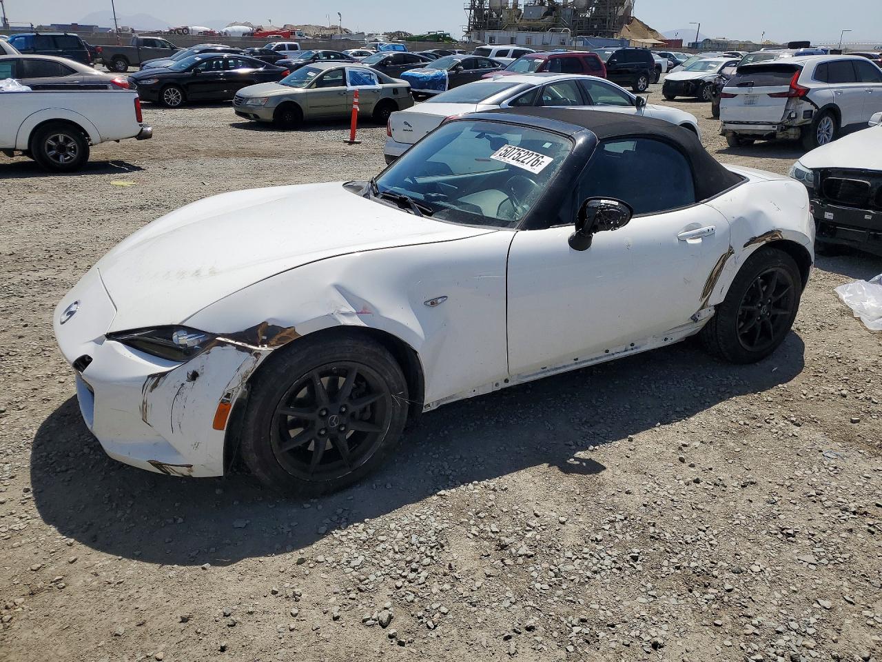 2019 Mazda MX-5 Miata Sport, VIN JM1NDAB73K0307367 — Front end