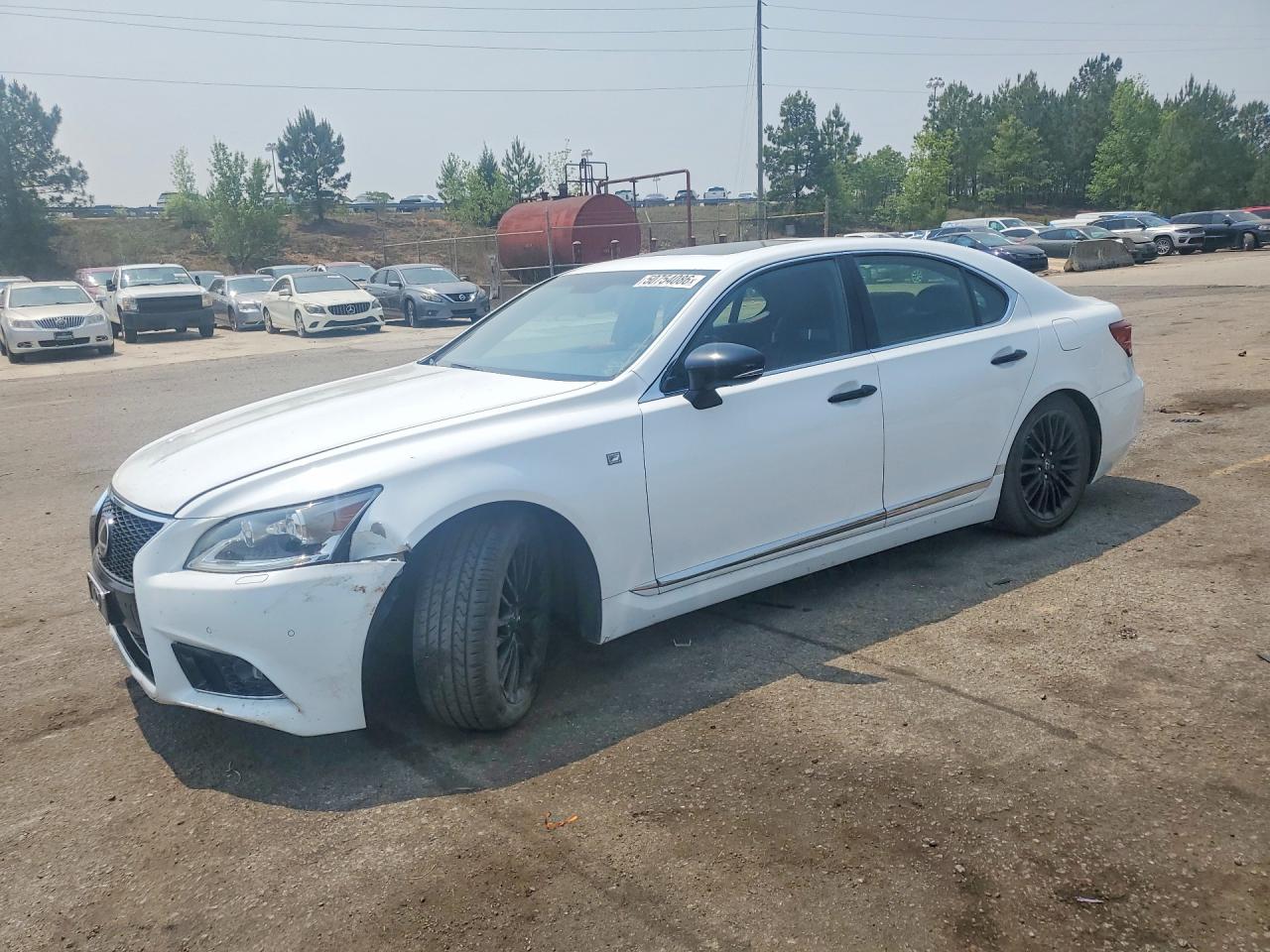 2015 Lexus LS Crafted Line, VIN JTHCL5EF3F5023975 — Front end
