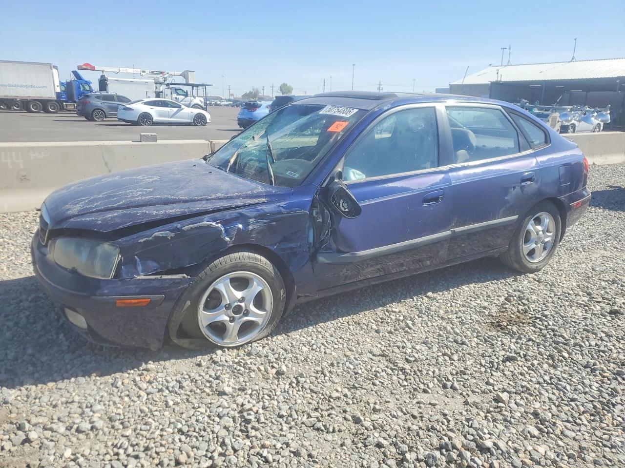 2003 Hyundai Elantra GT, VIN KMHDN55D93U079303 — Front end