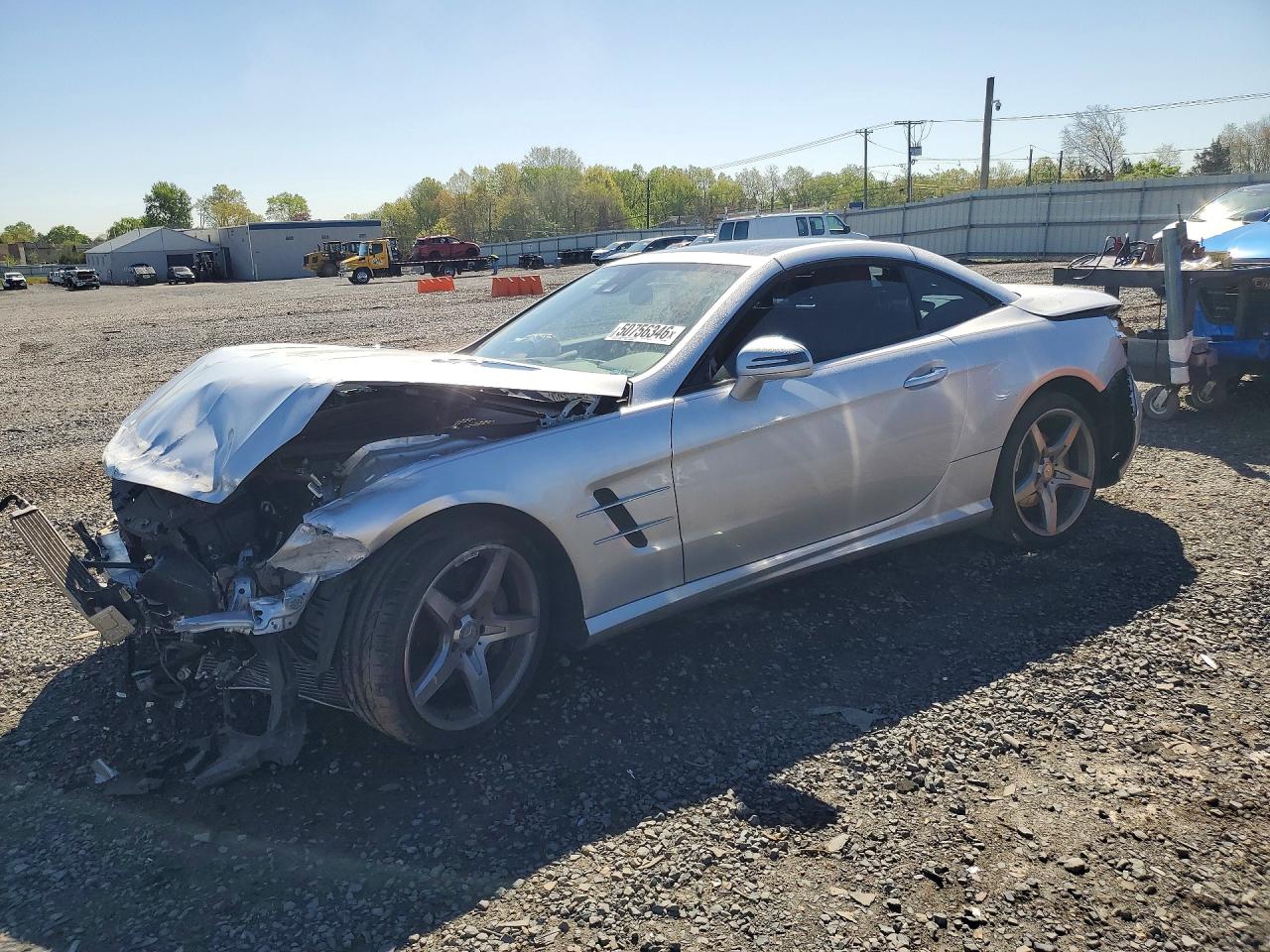 2013 Mercedes-Benz SL 550, VIN WDDJK7DA0DF009896 — Front end