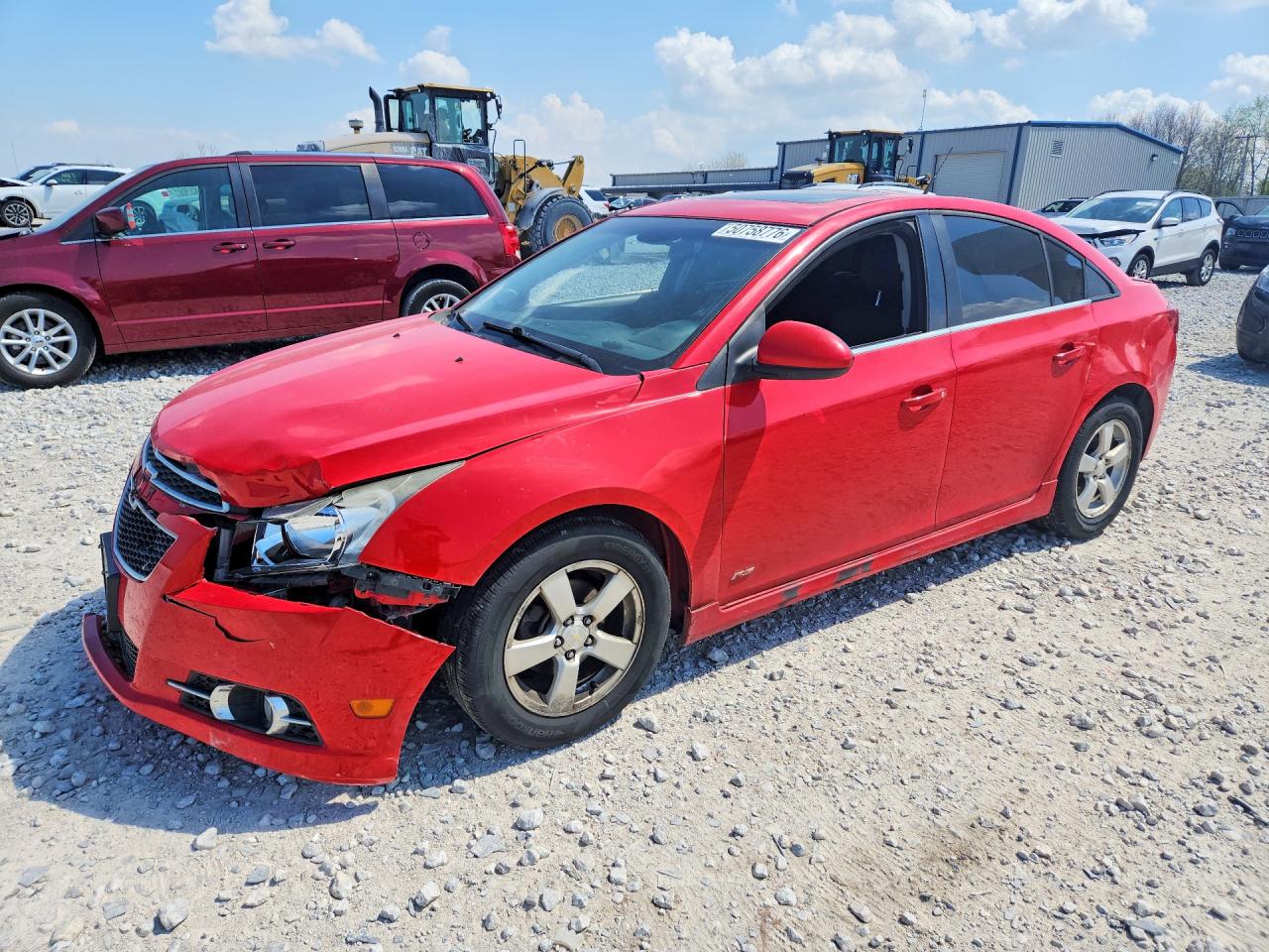 2014 Chevrolet Cruze 1LT, VIN 1G1PC5SB5E7205712 — Front end
