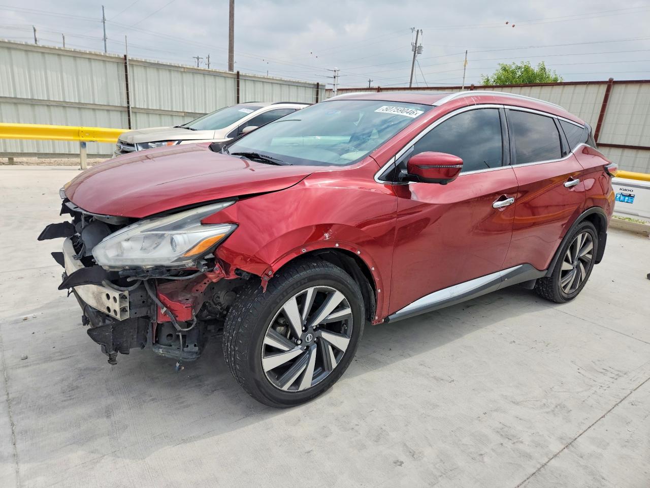 2018 Nissan Murano SV, VIN 5N1AZ2MG1JN195412 — Front end