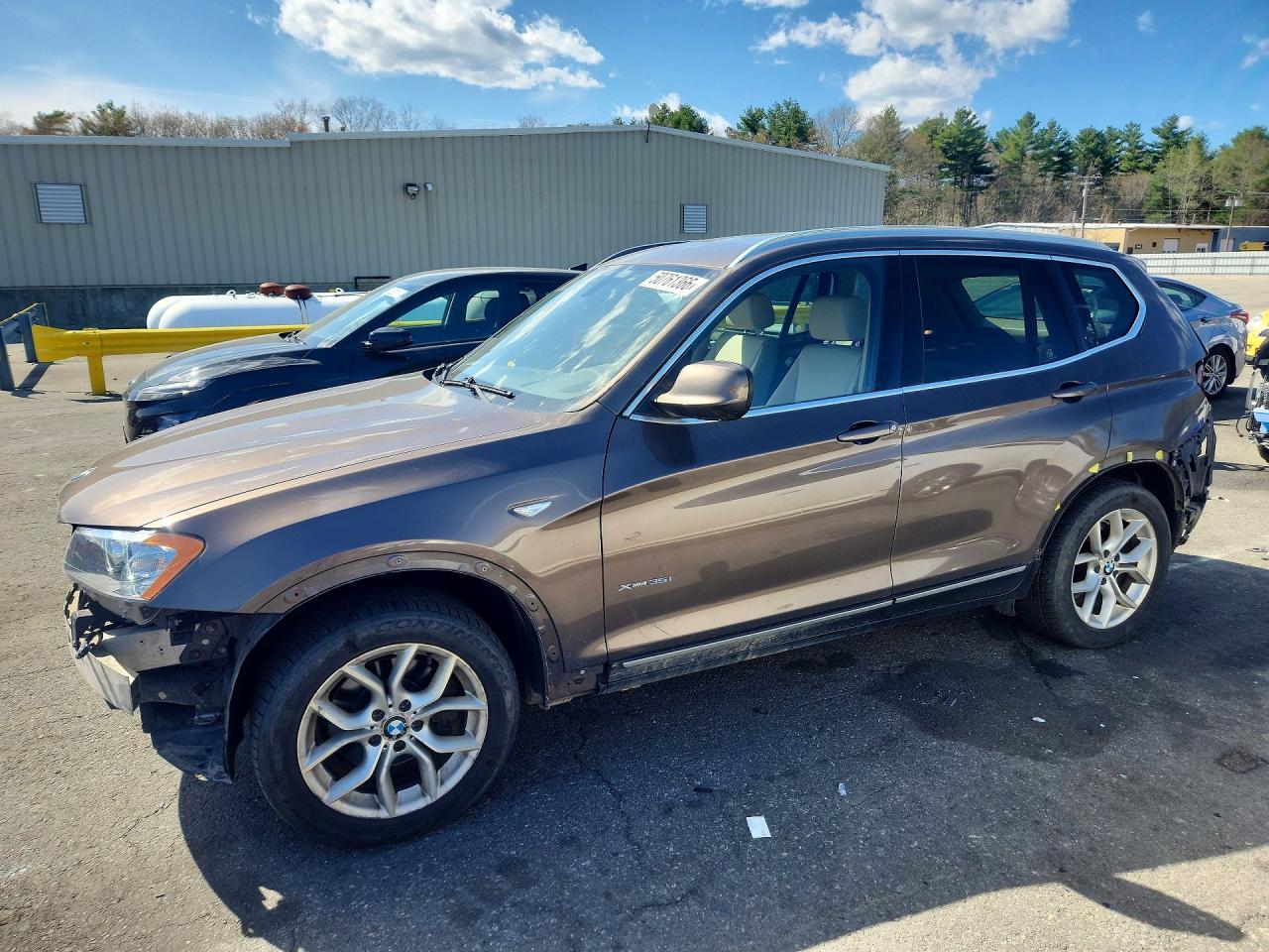 2014 BMW X3 xDrive35i, VIN 5UXWX7C50E0E79888 — Stripped