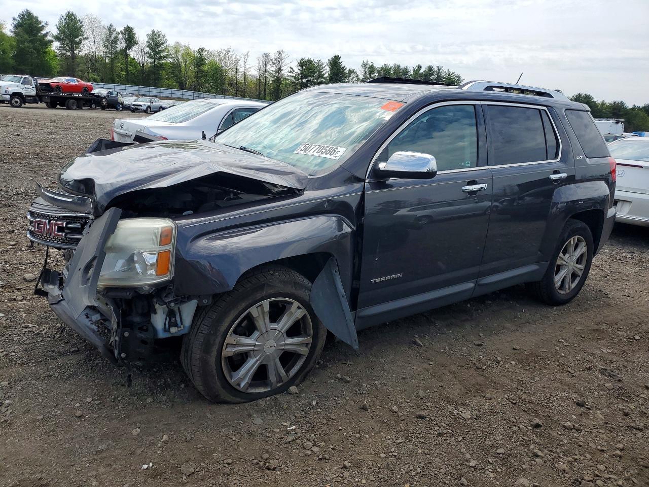 2016 GMC Terrain SLT, VIN 2GKFLPE30G6274205 — Front end
