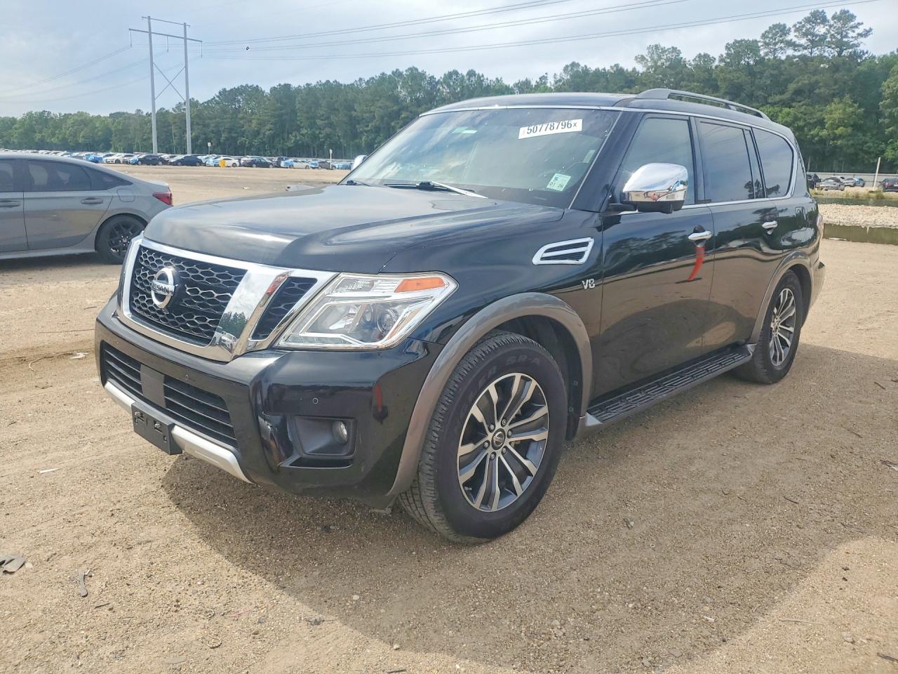 2018 Nissan Armada SV, VIN JN8AY2ND6J9055428 — Rear end