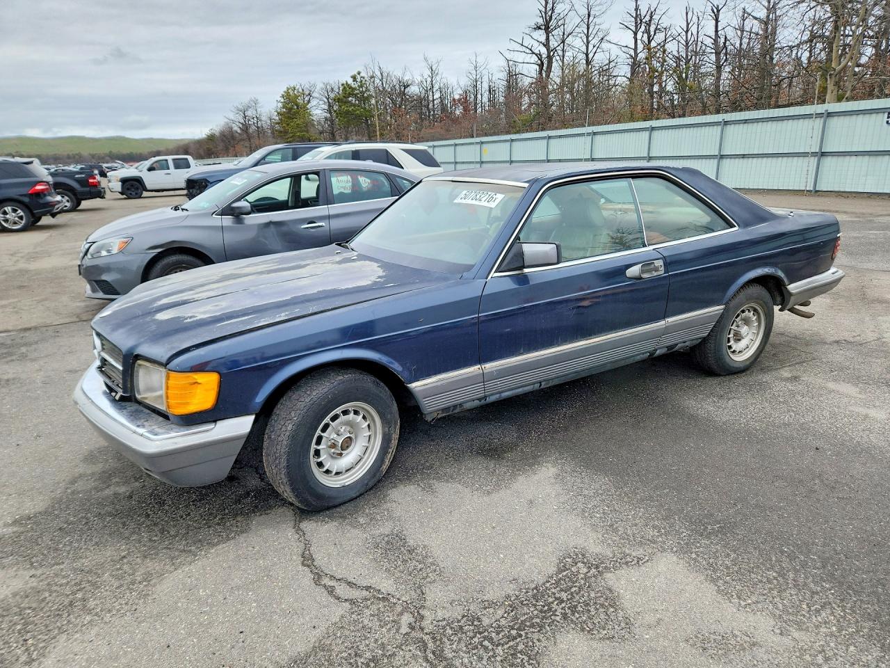 1982 Mercedes-Benz 380 SEC, VIN WDBCA43A5CB002436 — Normal wear