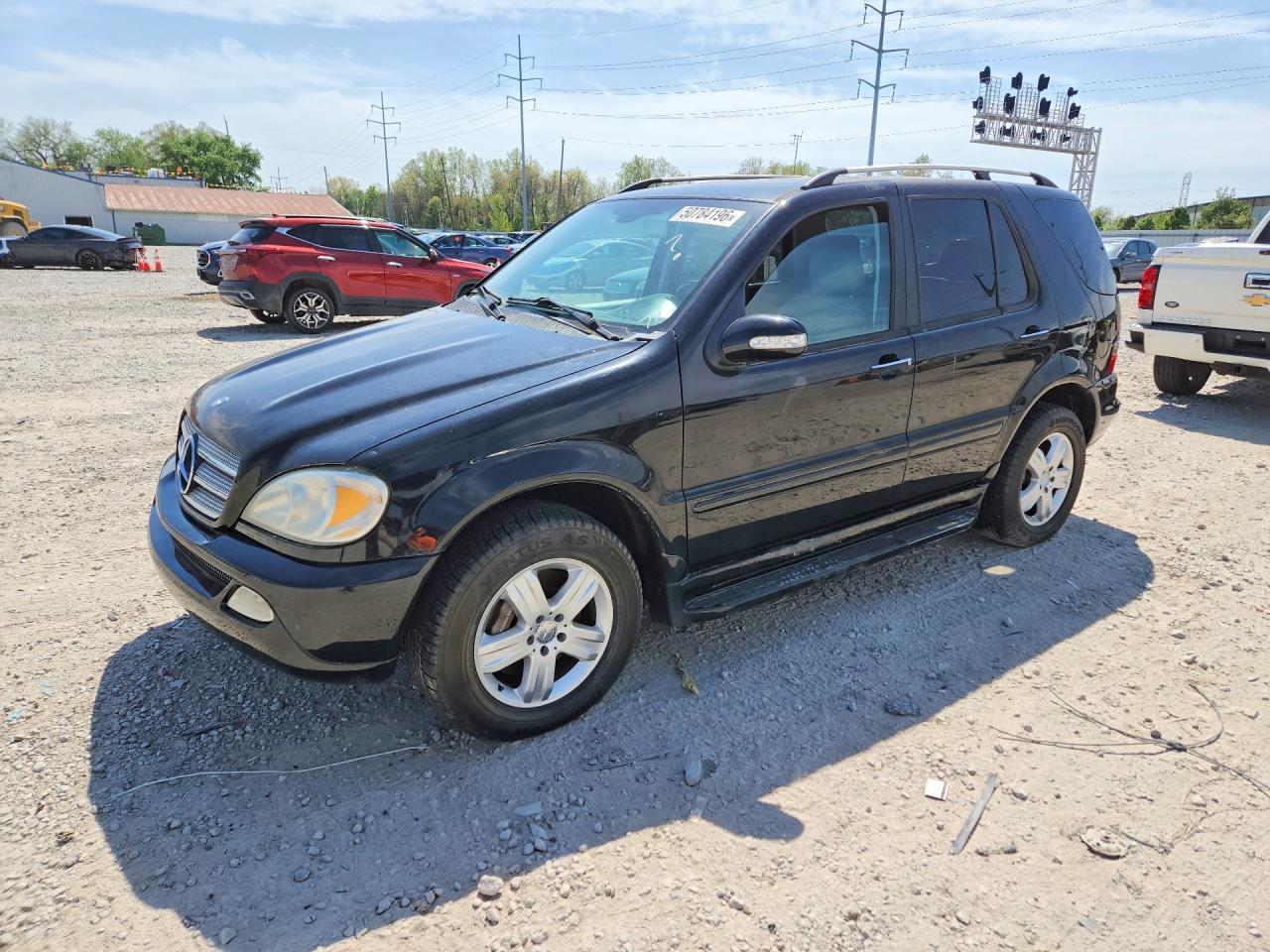 2005 Mercedes-Benz M 500, VIN 4JGAB75E75A559683 — Hail