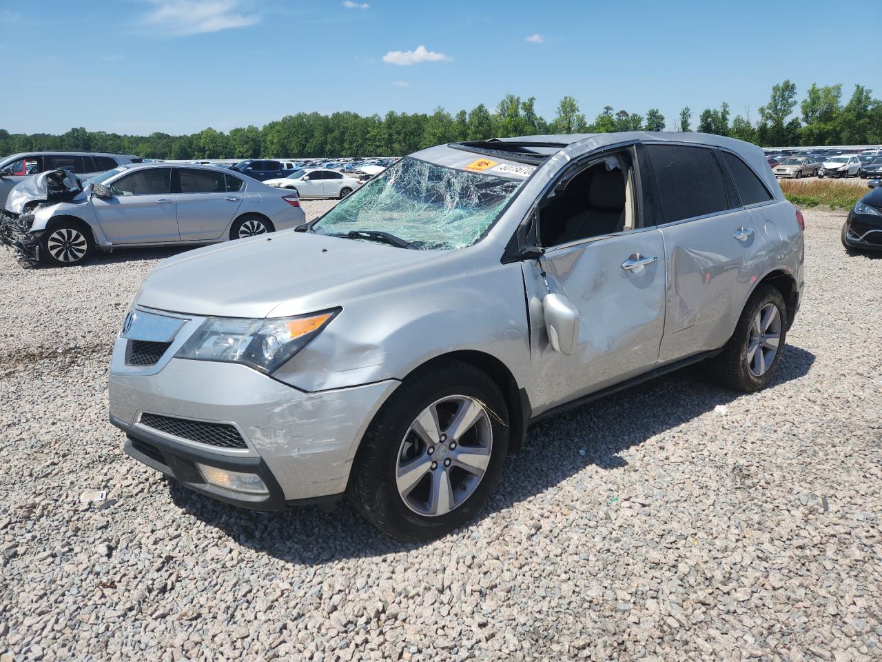 2013 Acura MDX, VIN 2HNYD2H24DH516379 — Крыша