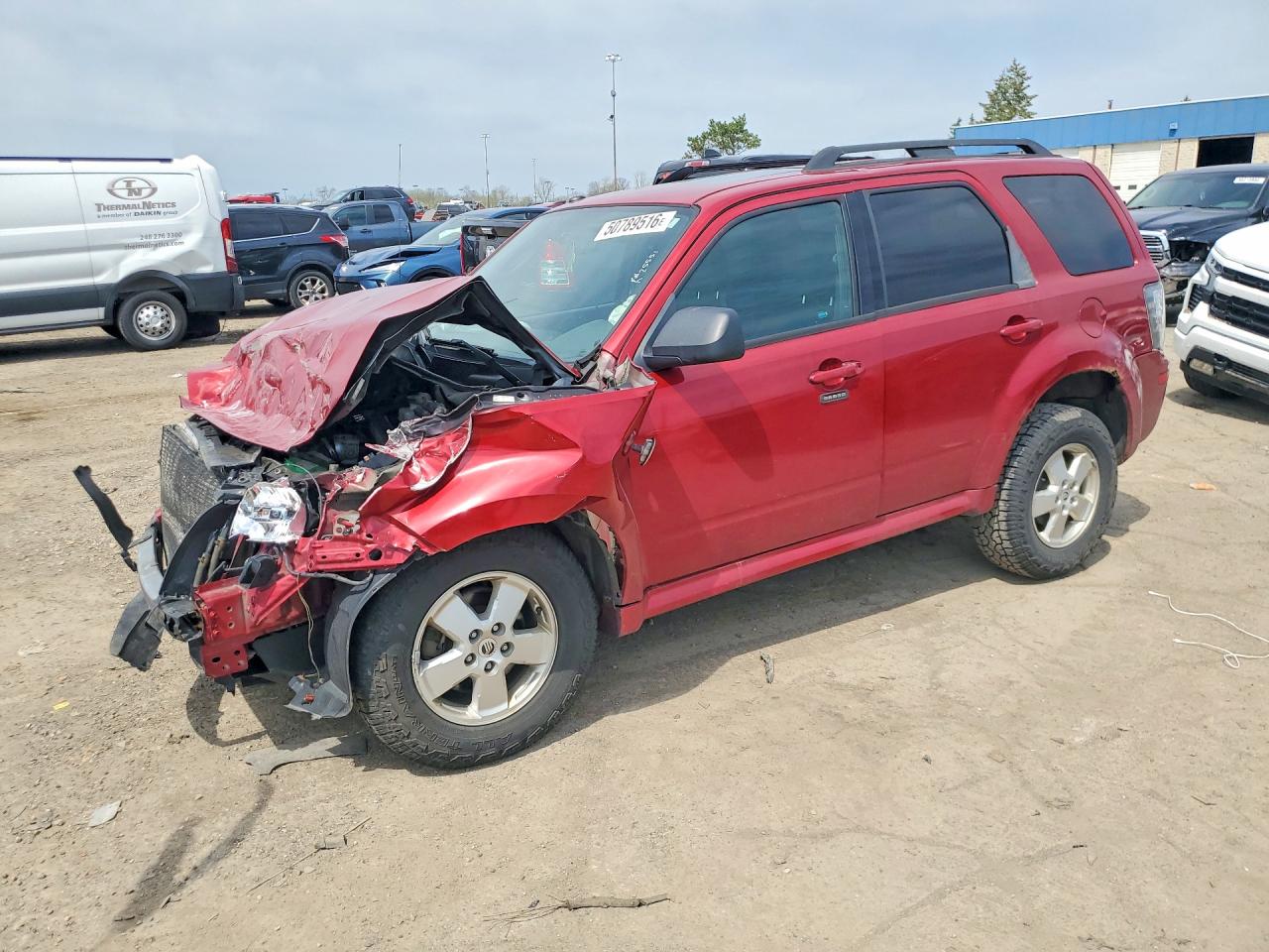 2009 Mercury Mariner, VIN 4M2CU91G49KJ02477 — Front end