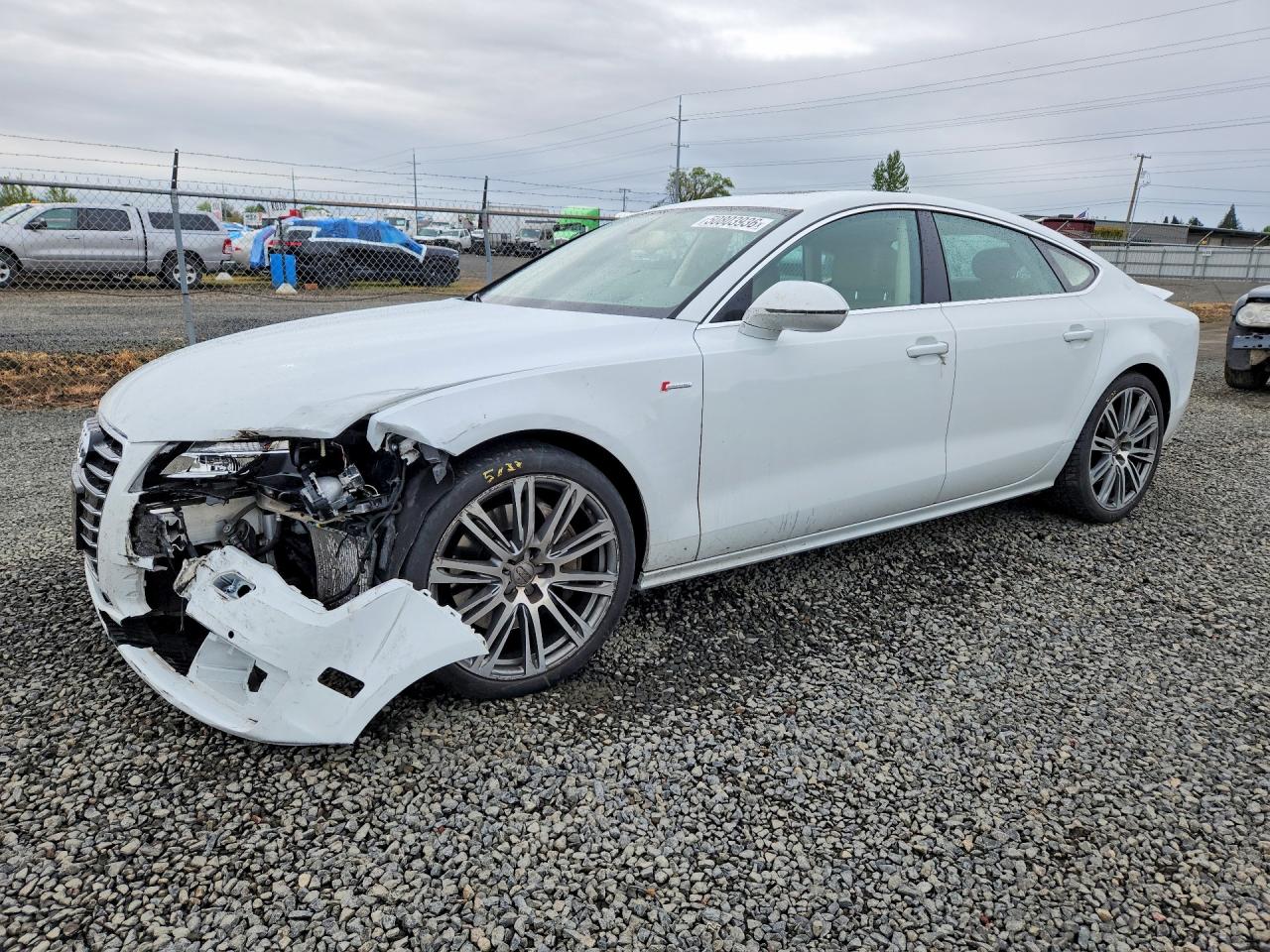 2012 Audi A7 Premium Plus, VIN WAUYGAFC3CN079626 — Front end