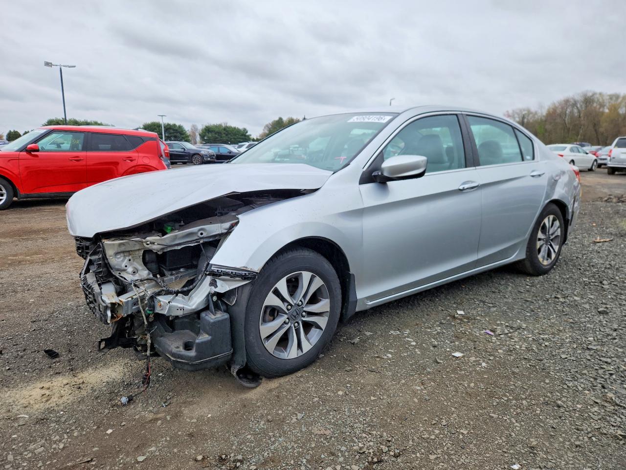 2013 Honda Accord LX, VIN 1HGCR2F36DA053674 — Front end
