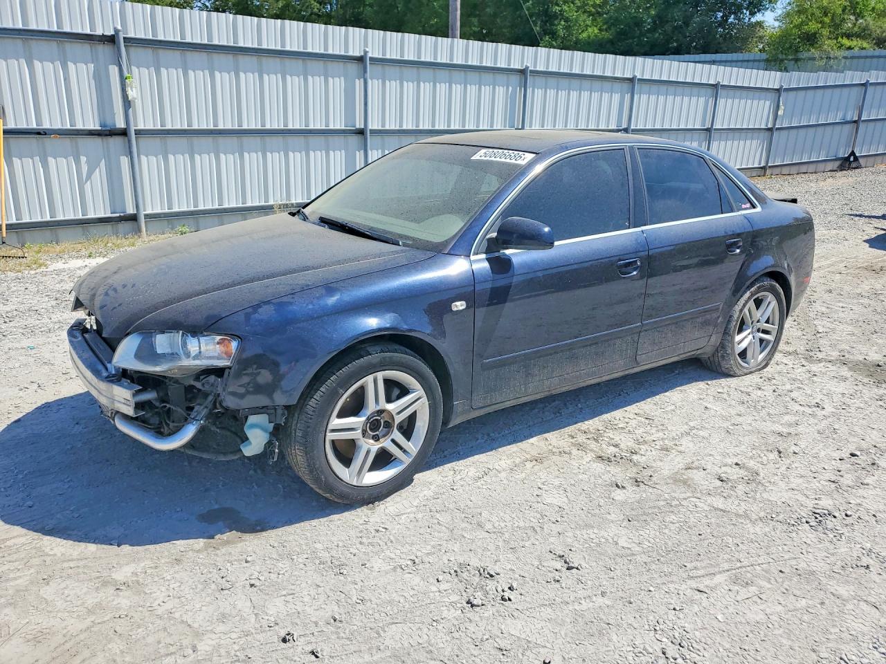 2007 Audi A4 2.0T, VIN WAUDF78E37A150520 — Зад