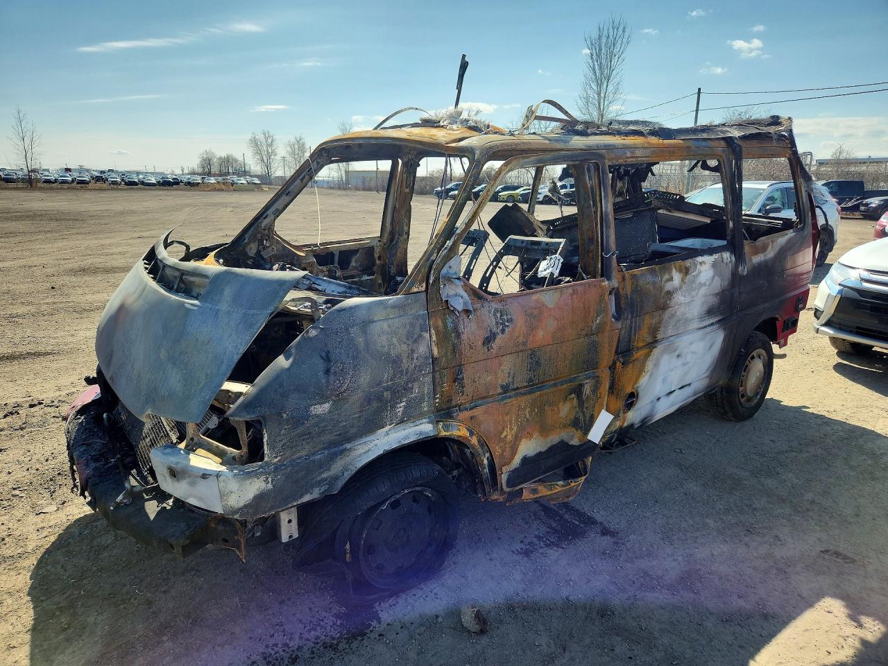 1992 Volkswagen EuroVan, VIN WV2PC070XNH079117 — Burn