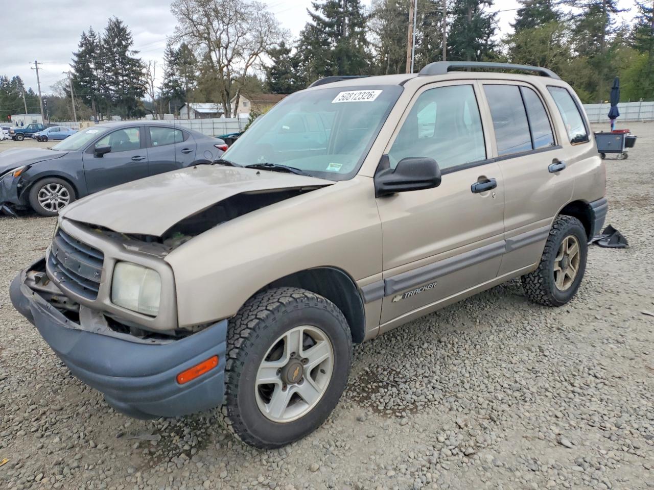 2002 Chevrolet Tracker, VIN 2CNBJ13C926936982 — Front end