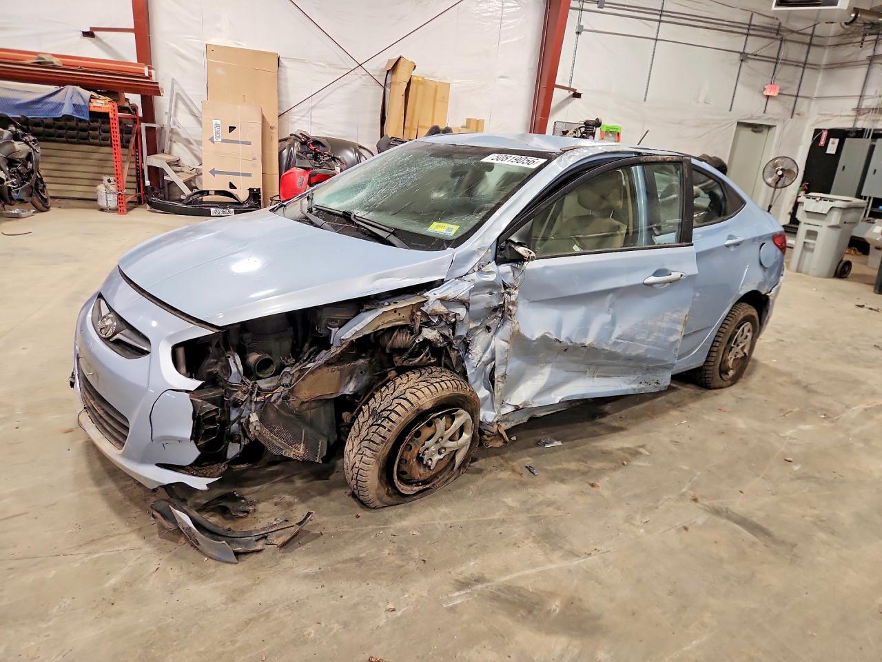 2014 Hyundai Accent GLS, VIN KMHCT4AE4EU707152 — Rollover