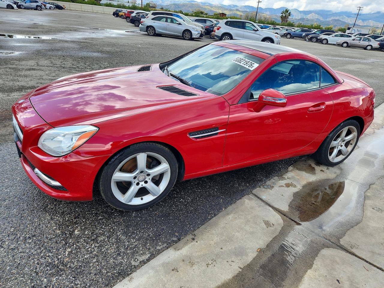 2012 Mercedes-Benz SLK 250, VIN WDDPK4HA4CF034818 — Rear end