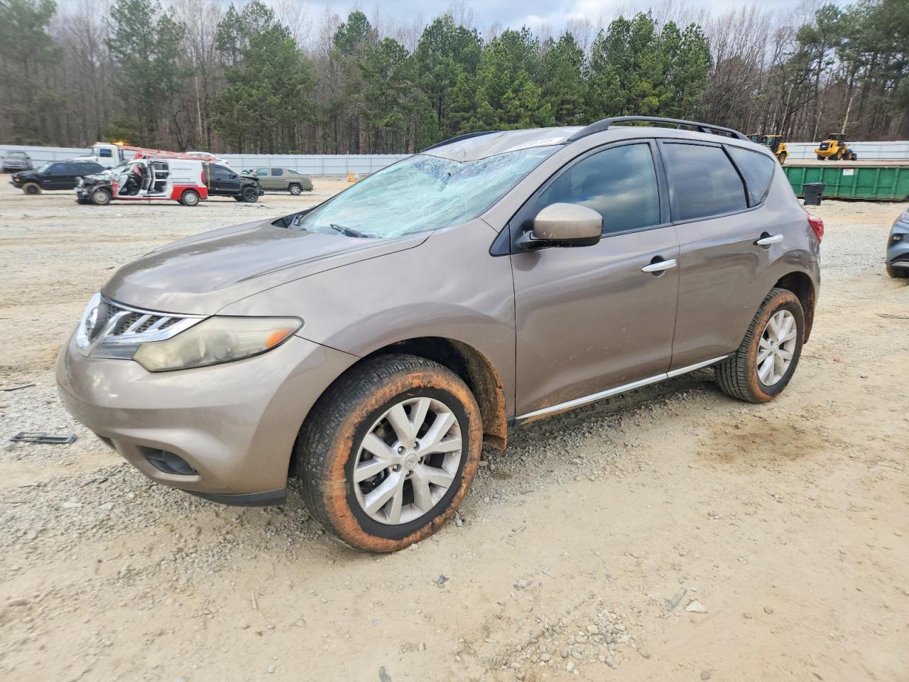 2014 Nissan Murano SV, VIN JN8AZ1MU8EW421941 — Roof
