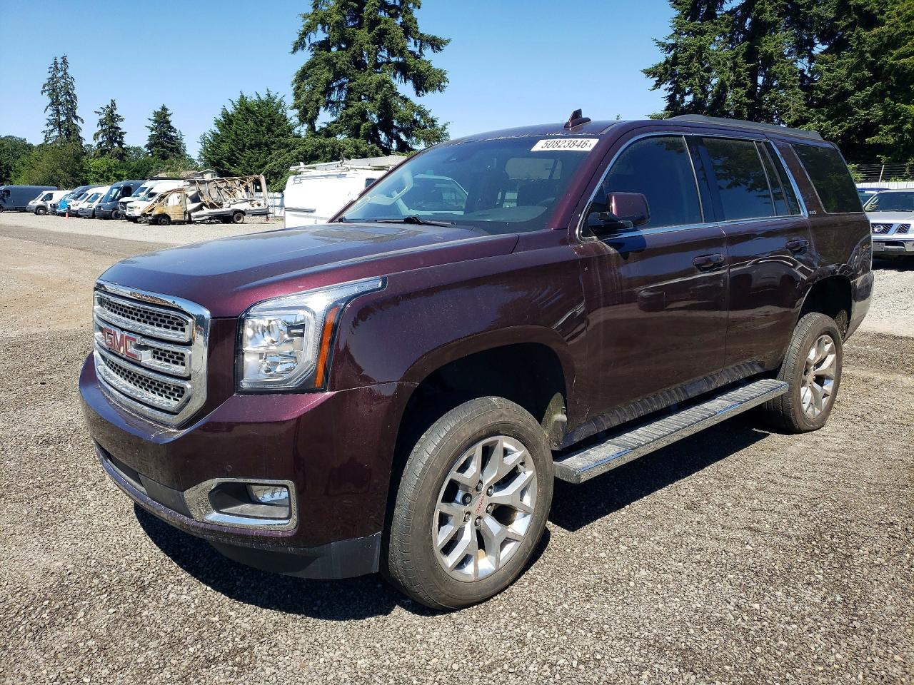 2017 GMC Yukon SLT, VIN 1GKS2BKC0HR324776 — Burn