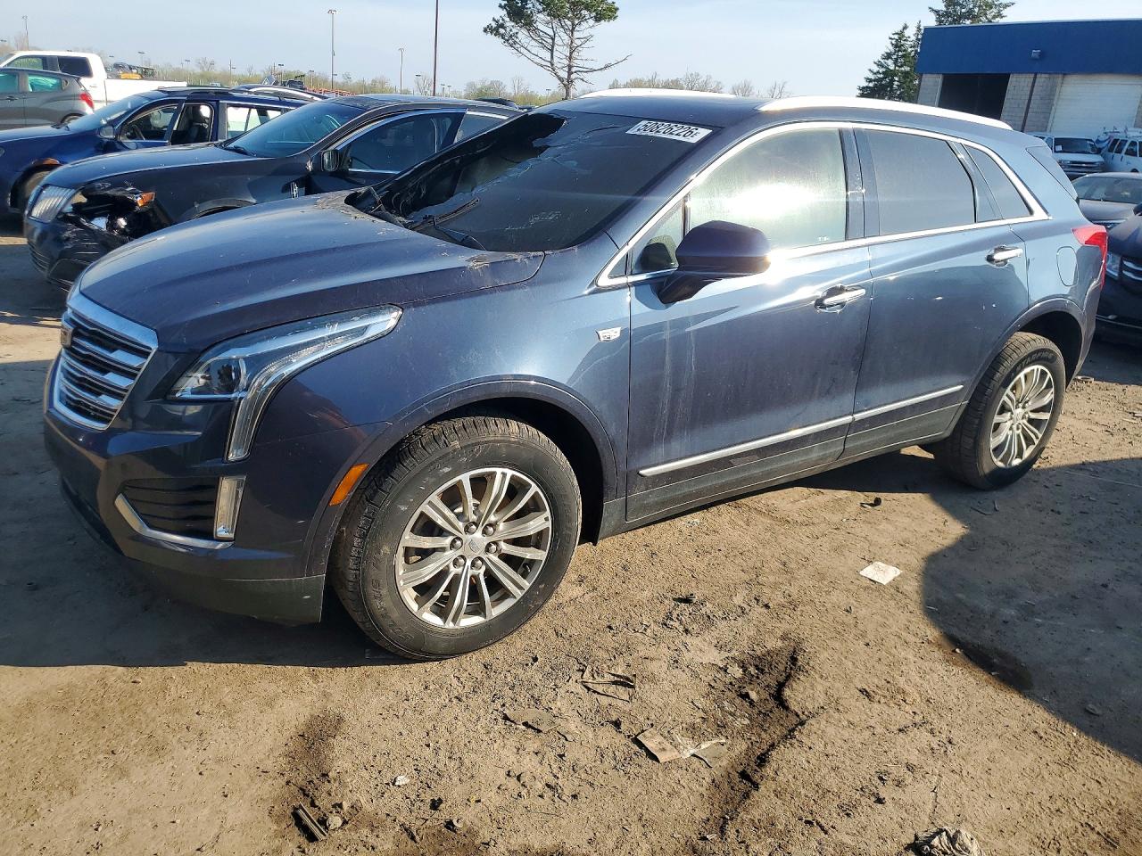 2018 Cadillac XT5 Luxury AWD, VIN 1GYKNDRS6JZ169291 — Interior fire