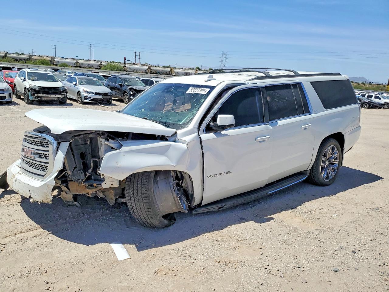 2017 GMC Yukon XL SLT, VIN 1GKS2GKC3HR385309 — Undercarriage